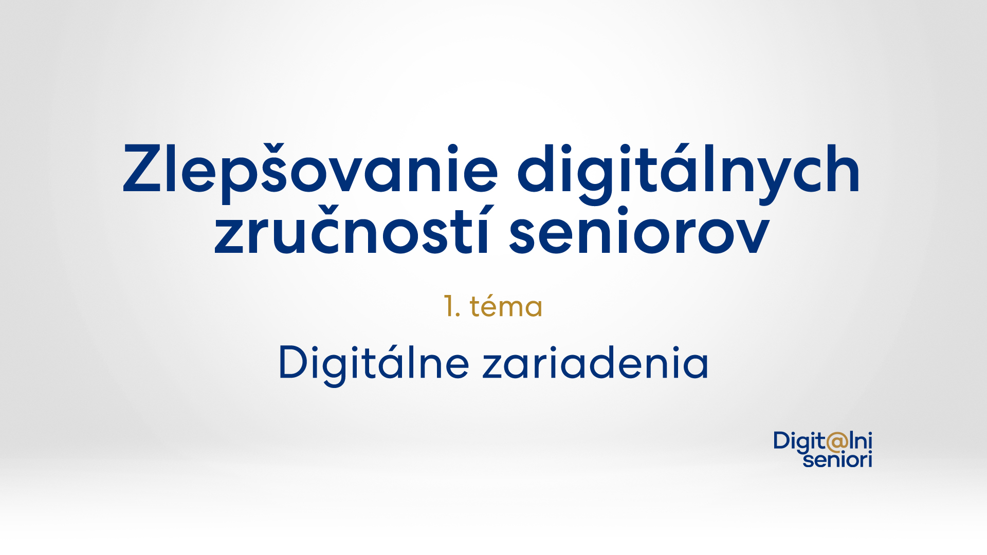 Video na tému: Zlepšovanie digitálnych zručností seniorov - Kurz 1